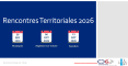 Les rencontres territoriales 2026