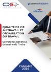 ÉVOLUTION DE LA QVCT DES SECRÉTAIRES GÉNÉRAUX DE MAIRIE DANS L'INDRE : RETOUR SUR L’ENQUÊTE 2024