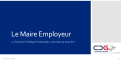 Réunion d'information : Le Maire Employeur